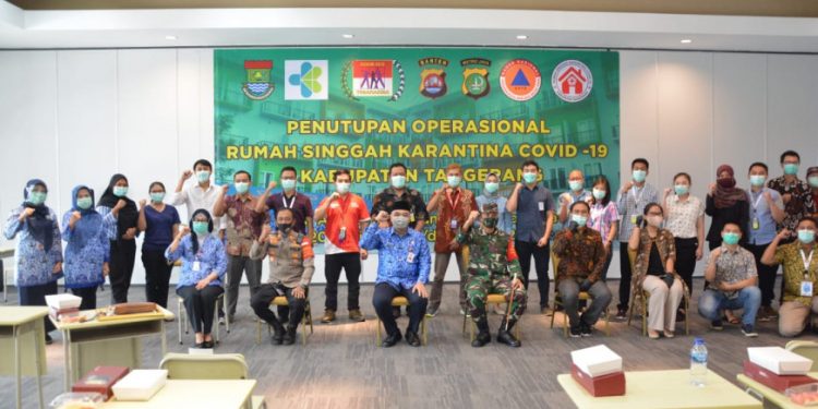 Penutupan operasional Rumah Singgah Karantina (RSK) Covid-19 Kabupaten Tangerang