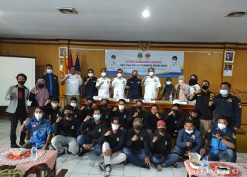 Pembukaan program Kewirausahaan pelatihan sablon angkatan satu, Karang Taruna Provinsi Banten dengan Karang Taruna Kota Cilegon