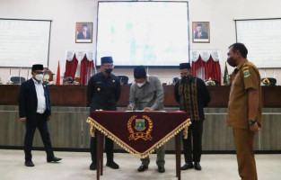 Rapat Paripurna DPRD Banten dengan agenda Raperda RTRW 2022-2042 [doc. Istimewa]