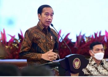 Presiden Joko Widodo membuka Rapat Koordinasi Nasional Pengendalian Inflasi Tahun 2022 di Istana Negara, Jakarta [Doc. BPMI Setpres]